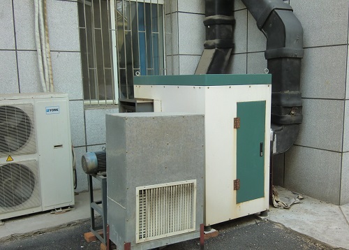 公司为北部战区总医院空气能量回收装置 进行噪声与振动综合控制