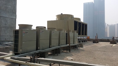 沈阳友谊广场冷却塔、空调机组 噪声综合控制声学设计